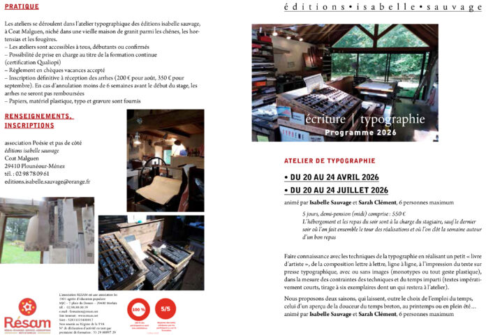 depliant ateliers 2026